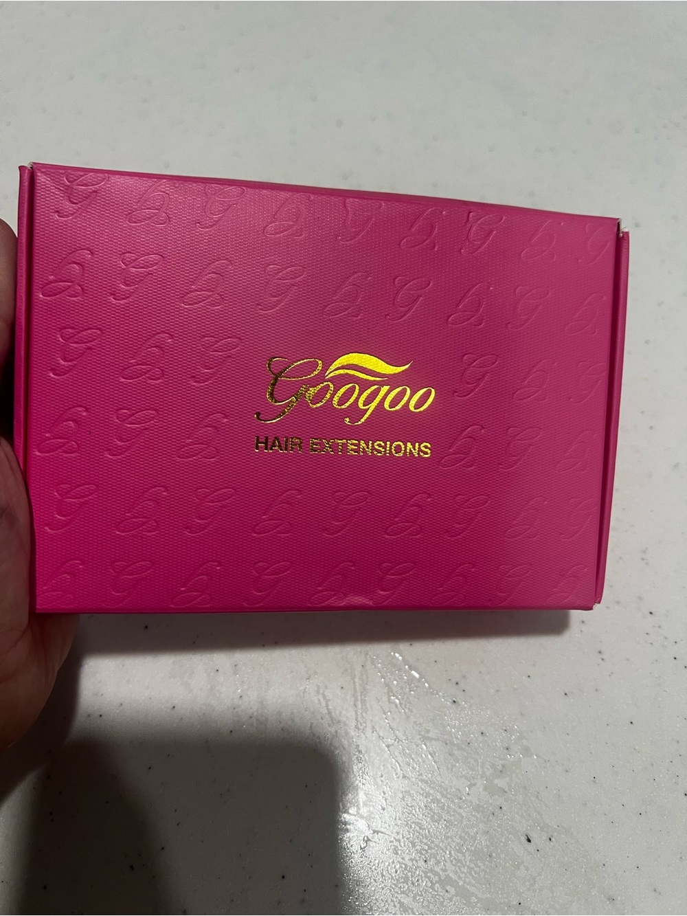 Hot Pink Hair Extensions Storage Box
